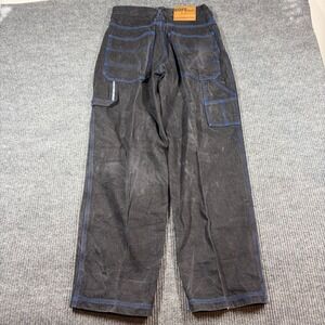 BOFF Jeans Men's 30 Black Blue Contrast‎ Stitch Carpenter Wide Leg Denim Y2K